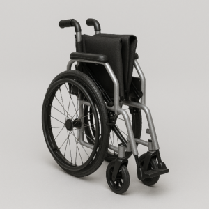 Folded chair ideal for travel